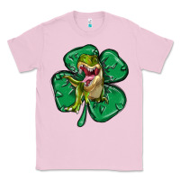 Bubblegum Pink dinosaur st patricks day Classic Tee - MaliasSmallBusiness