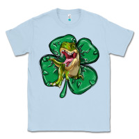 Dusty Blue dinosaur st patricks day Classic Tee - MaliasSmallBusiness