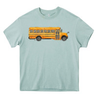 Arona school bus Heavy Core Tee - FaDigitalArtStudio