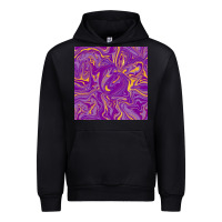 Black Abstract Mardi Gras Seamless Pattern Urban Hoodie - FaDigitalArtStudio