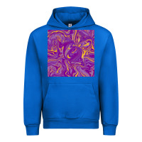 Cobalt Abstract Mardi Gras Seamless Pattern Urban Hoodie - FaDigitalArtStudio
