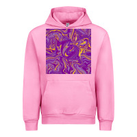 Fuchsia Pink Abstract Mardi Gras Seamless Pattern Urban Hoodie - FaDigitalArtStudio