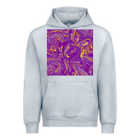 Heather Grey Abstract Mardi Gras Seamless Pattern Urban Hoodie - FaDigitalArtStudio