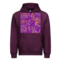 Mauve Wine Abstract Mardi Gras Seamless Pattern Urban Hoodie - FaDigitalArtStudio