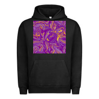 Pigment Black Abstract Mardi Gras Seamless Pattern Urban Hoodie - FaDigitalArtStudio