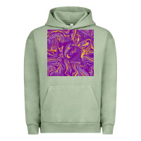Pigment Oil Green Abstract Mardi Gras Seamless Pattern Urban Hoodie - FaDigitalArtStudio