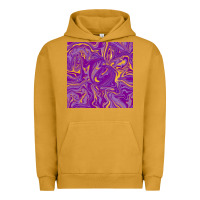 Pigment Peanut Butter Abstract Mardi Gras Seamless Pattern Urban Hoodie - FaDigitalArtStudio