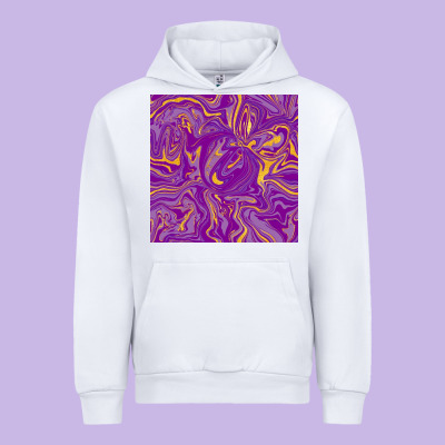 Abstract Mardi Gras Seamless Pattern Urban Hoodie Designed By Fadigitalartstudio