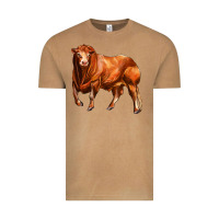 Vintage Camel red angus bull Vintage Tee - LillyAllenDesigns