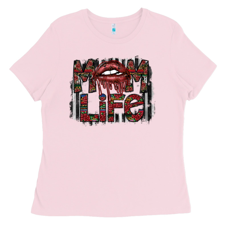 Mom Life Ladies Tee by SublimationCraftShop | Teevron