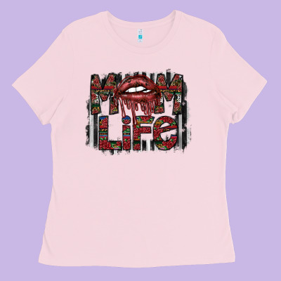 Mom Life Ladies Tee Designed By Sublimationcraftshop