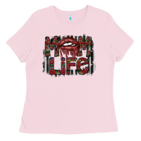 Bubblegum Pink mom life Ladies Tee - SublimationCraftShop