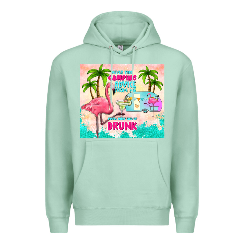 Never Take Camping Advice From Me Premium Hoodie by TumblerDesignByShophia | Teevron