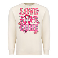 Sandshell Love Hope Cure Cancer Awareness Premium Sweatshirt - HowdyJamesFarm
