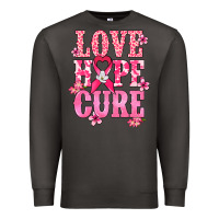 Smoke Love Hope Cure Cancer Awareness Premium Sweatshirt - HowdyJamesFarm
