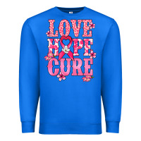 True Royal Love Hope Cure Cancer Awareness Premium Sweatshirt - HowdyJamesFarm