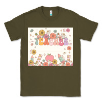 Army Green teacher custom name Classic Tee - JahusDesignShop