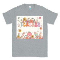 Heather Grey teacher custom name Classic Tee - JahusDesignShop
