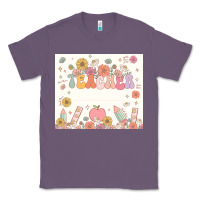 Lavender teacher custom name Classic Tee - JahusDesignShop
