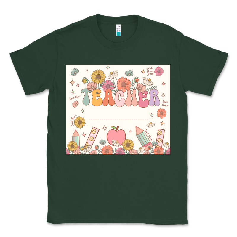 Teacher Custom Name Classic Tee by JahusDesignShop | Teevron