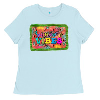 Baby Blue summer vibes watermelon Ladies Tee - JahusDesignShop