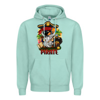 Seafoam pirate gnome Zipper Hoodie - BarkalooDesign