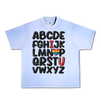 Grape Ice pride alphabet Urban Heavy Tee - MaliasSmallBusiness
