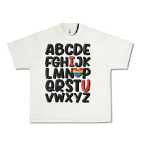 Pistachio pride alphabet Urban Heavy Tee - MaliasSmallBusiness