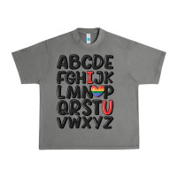 Tornado pride alphabet Urban Heavy Tee - MaliasSmallBusiness