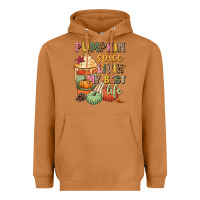 Meerkat Pumpkin spice livin' my best life Heavyweight Hoodie - NancyCooperArtShop