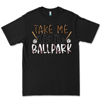 Black take me to the ballpark Premium Tee - CowhideDigitalArt