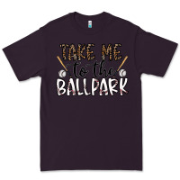 Plum take me to the ballpark Premium Tee - CowhideDigitalArt