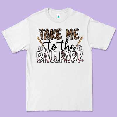 Take Me To The Ballpark Premium Tee Designed By Cowhidedigitalart