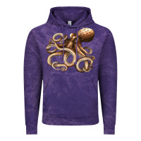 Cloud Purple octopus Vintage Hoodie - LillyAllenDesigns