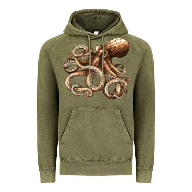 Octopus Vintage Hoodie by LillyAllenDesigns | Teevron