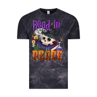 Cloud Black Read in peace Halloween Vintage Tee - NancyCooperArtShop