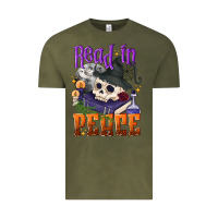 Vintage Olive Read in peace Halloween Vintage Tee - NancyCooperArtShop