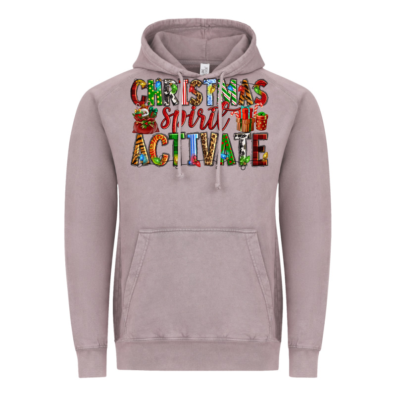 Christmas Spirit Activate Vintage Hoodie by RanaPortraitStore | Teevron