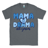 Charcoal Heather mama of drama boy mom Classic Tee - MaliasSmallBusiness
