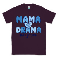 Plum mama of drama boy mom Classic Tee - MaliasSmallBusiness