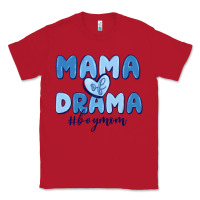 Red mama of drama boy mom Classic Tee - MaliasSmallBusiness