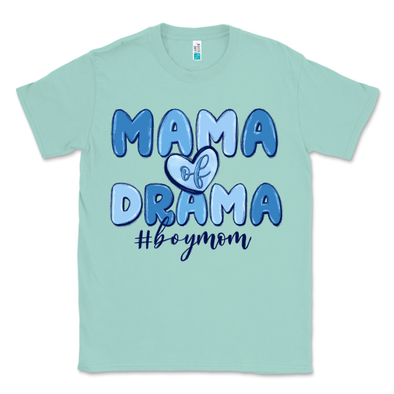 Mama Of Drama Boy Mom Classic Tee by MaliasSmallBusiness | Teevron