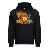 Black Softball Coffee Mug Urban Hoodie - FaDigitalArtStudio
