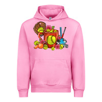 Fuchsia Pink Softball Coffee Mug Urban Hoodie - FaDigitalArtStudio