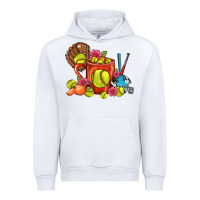 White Softball Coffee Mug Urban Hoodie - FaDigitalArtStudio