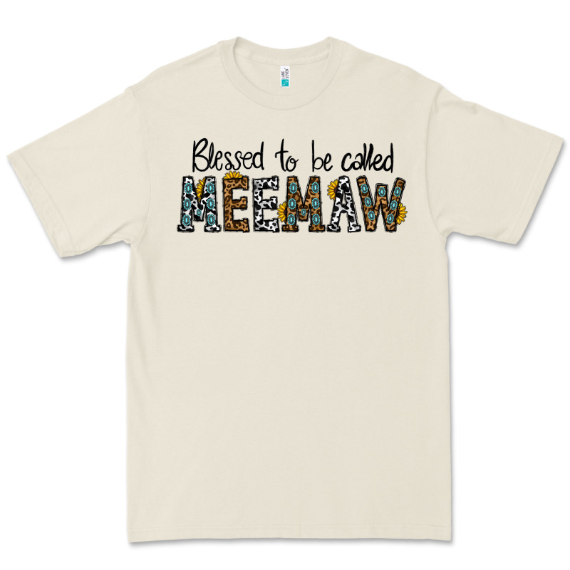 Blessed Meemaw Premium Tee by CowhideDigitalArt | Teevron