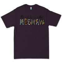 Plum blessed meemaw Premium Tee - CowhideDigitalArt