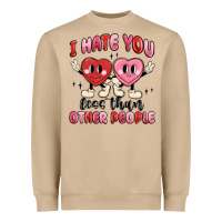 Mushroom i hate you less than other people Heavyweight Sweatshirt - MaliasSmallBusiness