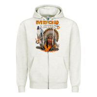 Oatmeal Heather every child matters child and wolf Zipper Hoodie - BarkalooDesign