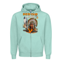 Seafoam every child matters child and wolf Zipper Hoodie - BarkalooDesign
